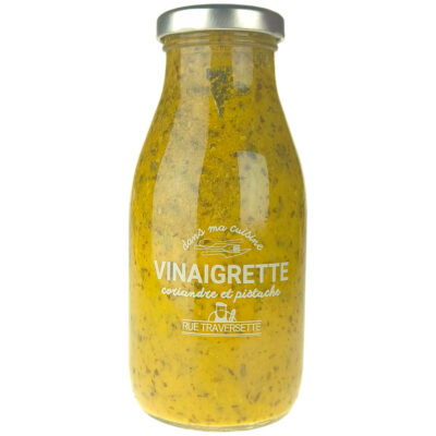 Vinaigrette coriandre & pistache 240g, Rue Traversette